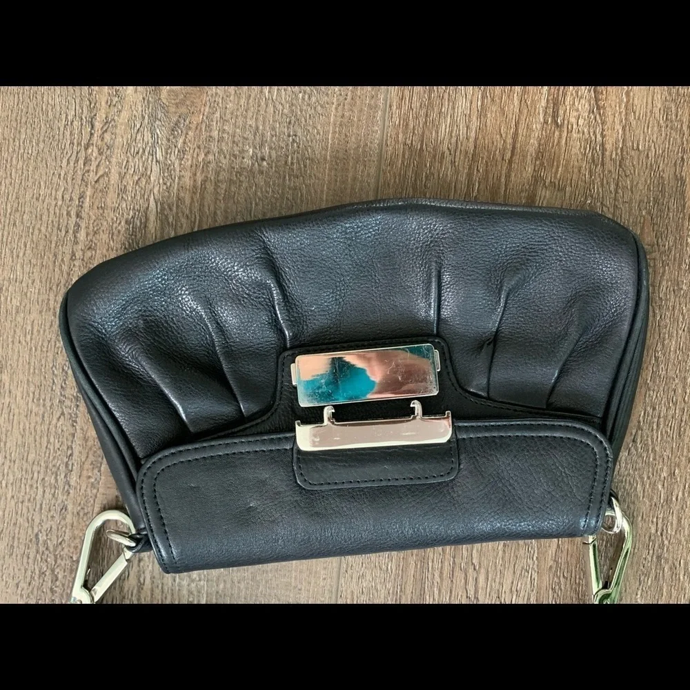 Express Black Leather Women's Bag
